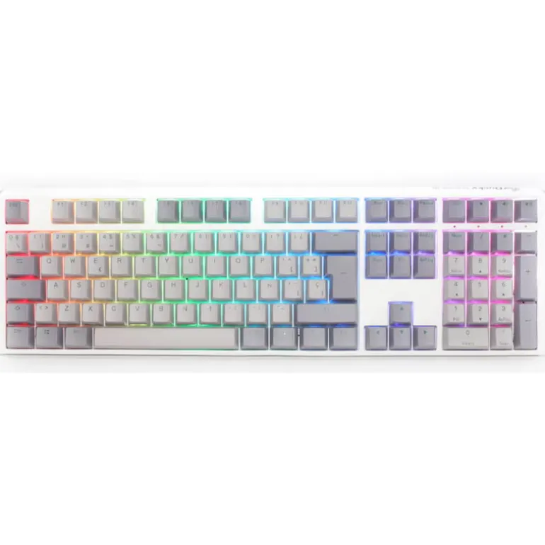 Teclado Ducky One 3 Mist ISO-ES RGB Hot-Swappable Switch MX Red Gris