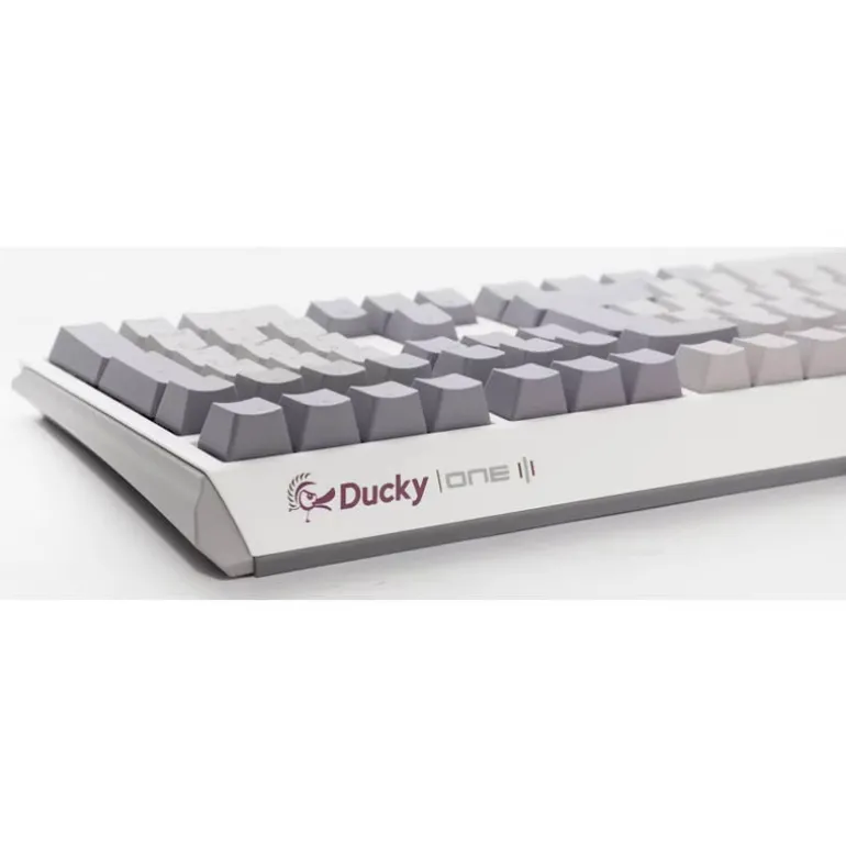 Teclado Ducky One 3 Mist ISO-ES RGB Hot-Swappable Switch MX Red Gris