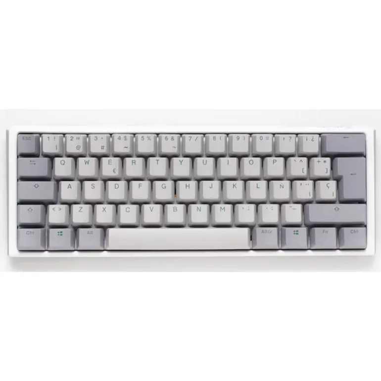 Teclado Ducky One 3 Mist ISO-ES RGB Hot-Swappable Switch MX Silent Gris