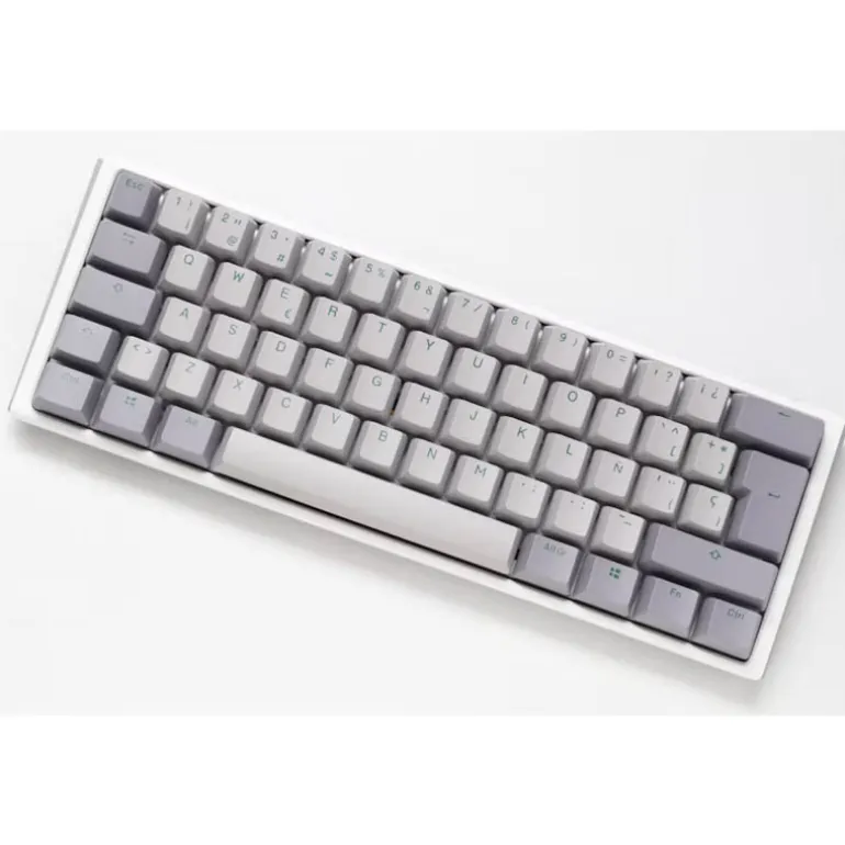 Teclado Ducky One 3 Mist ISO-ES RGB Hot-Swappable Switch MX Silent Gris
