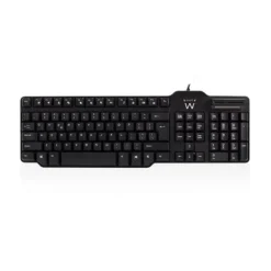 Teclado Ewent EW3252 ISO-ES Lector DNI Negro
