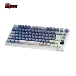 Teclado Gaming Royal Kludge RKM75 ISO-ES Hot-Swappable Switch Brown Wireless Ocean Blue
