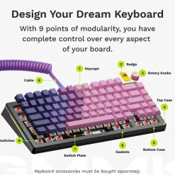 Teclado Glorious GMMK 3 Pro 75 % Custom Gaming