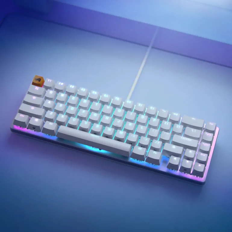 Teclado Glorious PC Master Race GMMK 2 Compact ISO Blanco