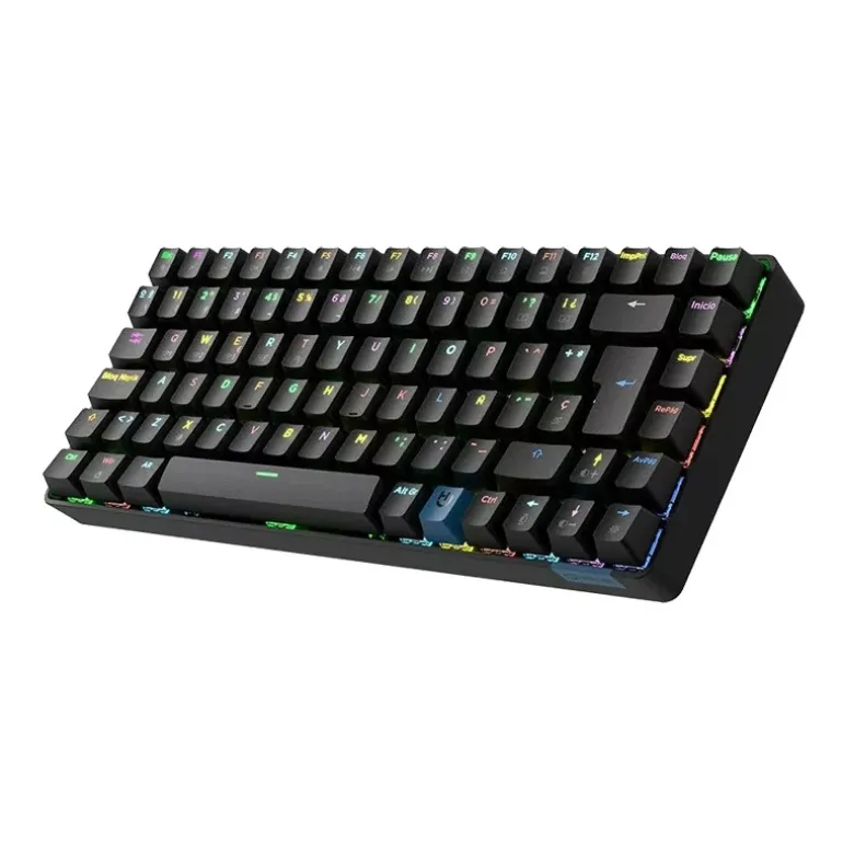 Teclado Hiditec GM1K Gaming ARGB Switch Gateron Pro Red