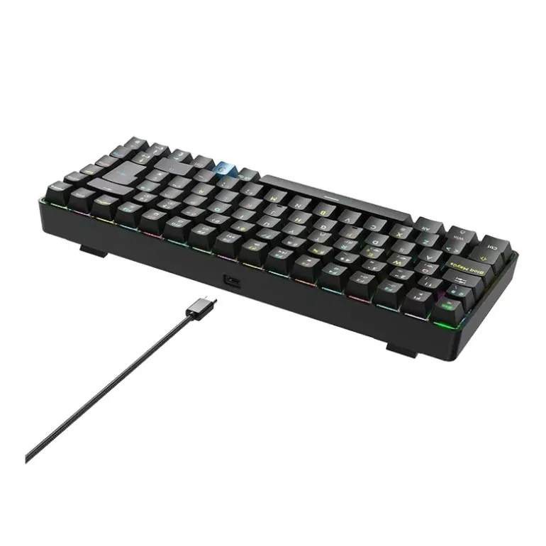 Teclado Hiditec GM1K Gaming ARGB Switch Gateron Pro Red