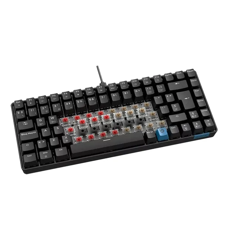 Teclado Hiditec GM1K Gaming ARGB Switch Gateron Pro Red