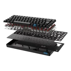 Teclado Hiditec GM1K Gaming ARGB Switch Gateron Pro Red