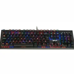 Teclado Iggual Obsidian RGB Negro