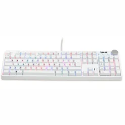 Teclado Iggual Pearl RGB Blanco