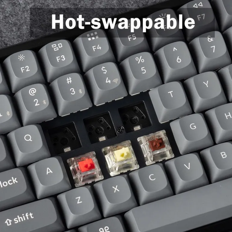 Teclado Keychron K10 Max ISO-ES RGB Max-Swappable Switch Red