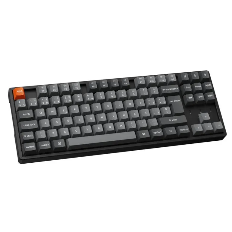 Teclado Keychron K8 Max Swappable Aluminum Brown Switch Negro