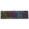 Teclado Krom Kasic Gaming Rainbow RGB Red Switch Negro
