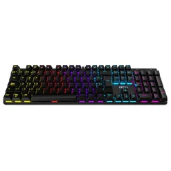 Teclado Krom Kasic Gaming Rainbow RGB Red Switch Negro