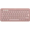 Teclado Logitech K380S Pebble Keys Bluetooth Rosa