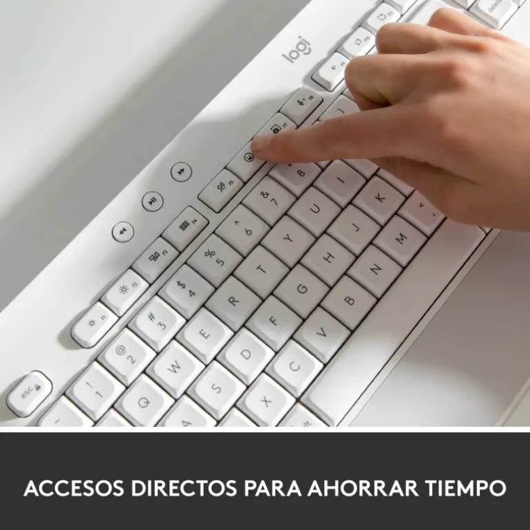 Teclado Logitech Signature K650 USB Bluetooth Blanco