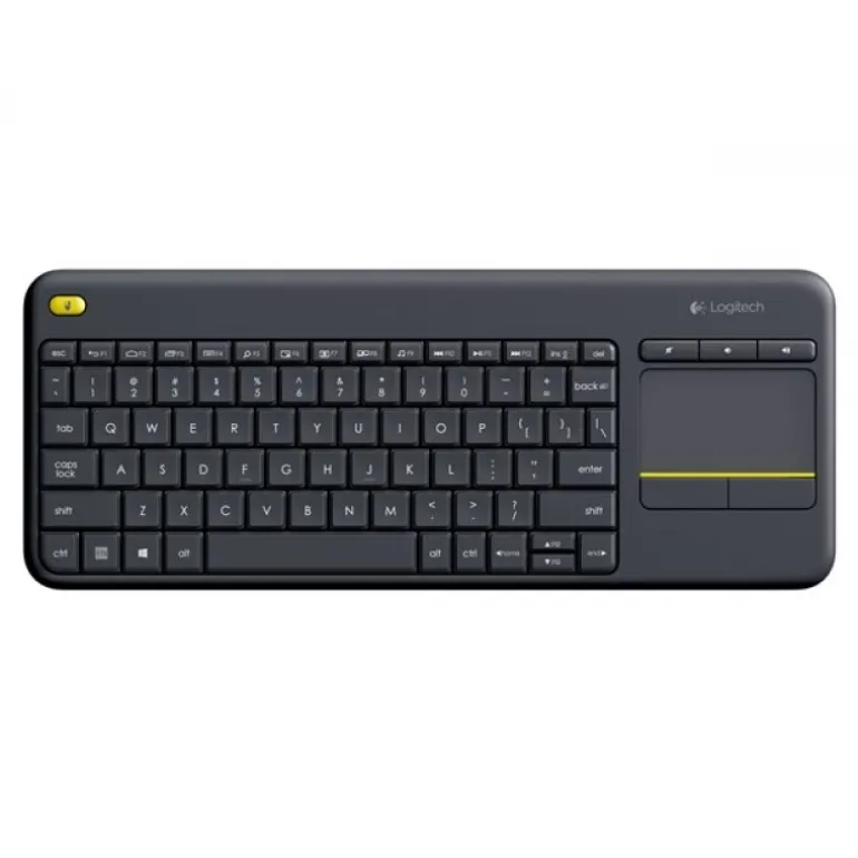 Teclado Logitech Wireless Touch Keyboard K400 Plus Negro
