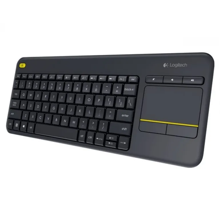 Teclado Logitech Wireless Touch Keyboard K400 Plus Negro