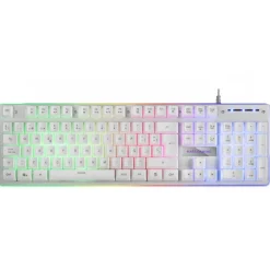 Teclado Mars Gaming MK220 Blanco