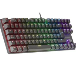 Teclado Mars Gaming MK80 FRGB Switch Brown Negro
