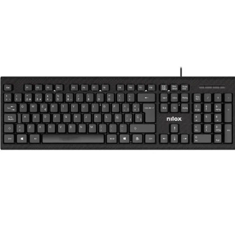 Teclado Nilox NXKBE000011 USB Negro