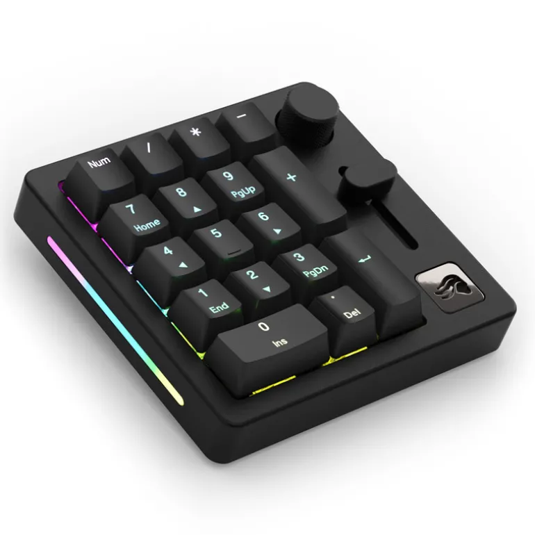 Teclado Numérico Glorious PC Master Race GMMK Wireless Numpad Fox Switches Negro