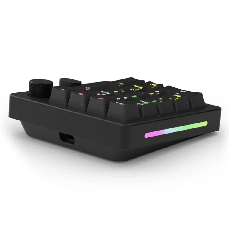 Teclado Numérico Glorious PC Master Race GMMK Wireless Numpad Fox Switches Negro