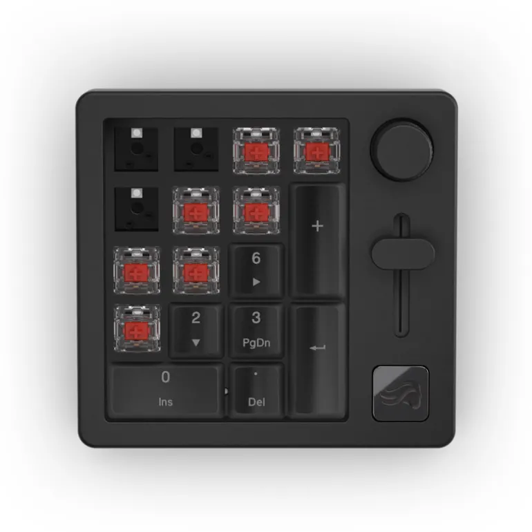 Teclado Numérico Glorious PC Master Race GMMK Wireless Numpad Fox Switches Negro