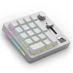 Teclado Numérico Glorious PC Master Race GMMK Wireless Numpad Fox Switches Gris