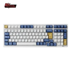 Teclado para Mac y Windows Royal Kludge RK98 ISO-ES Hot-Swappable Switch Brown Wireless Klein Blue