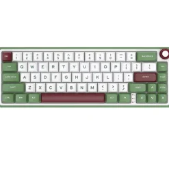 Teclado para Mac y Windows Royal Kludge RKR65 ISO-ES RGB Hot-Swappable Switch Chartreuse Greensand