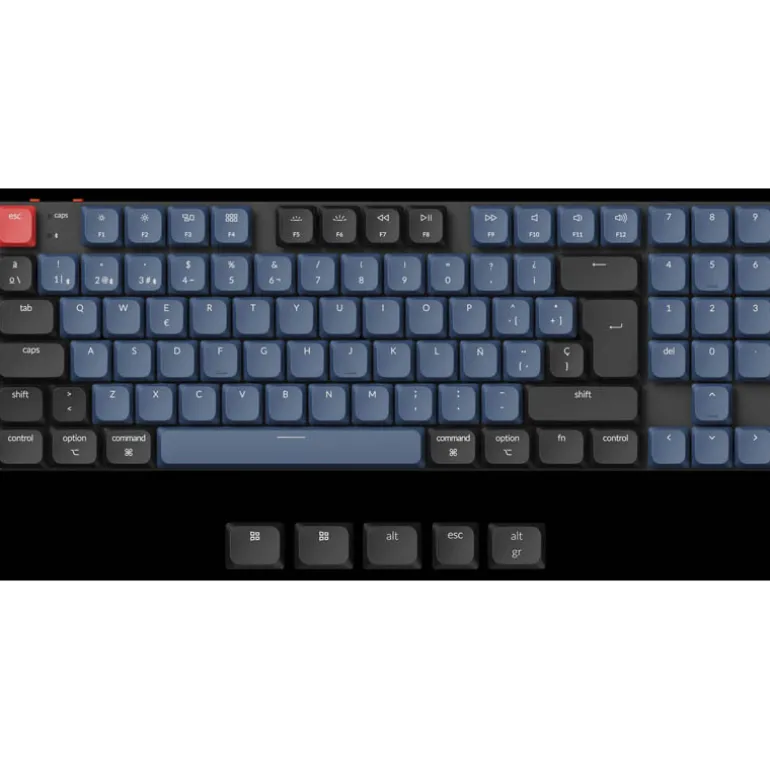 Teclado para Mac y Windows Keychron K13 Pro ISO-ES RGB Hot-Swappable Switch Low Profile Mechanical Brown Wireless