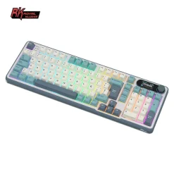 Teclado para Mac y Windows Royal Kludge RKS98 ISO-ES Hot-Swappable Switch Brown Wireless Light Cloud