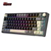 Teclado para Mac y Windows Royal Kludge R75 ISO-ES RGB Hot-Swappable Switch Silver Phantom