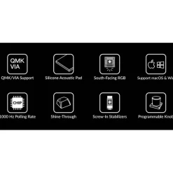 Teclado para Mac y Windows Keychron V1 ISO-ES Switch K Pro Red