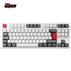 Teclado para Mac y Windows Royal Kludge RKR87 ISO-ES Hot-Swappable Switch Brown Blanco