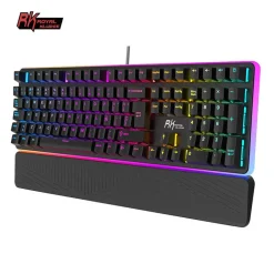 Teclado para Mac y Windows Royal Kludge RK918 ISO-ES RGB Switch Brown Negro