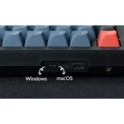 Teclado para Mac y Windows Keychron V6 ISO-ES RGB Hot-Swappable Switch  K Pro Red
