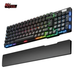 Teclado para Mac y Windows Royal Kludge RK96 ISO-ES Hot-Swappable Switch Brown Wireless Negro