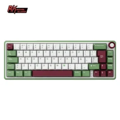 Teclado para Mac y Windows Royal Kludge RKR65 ISO-ES Hot-Swappable Switch Chartreuse Green Sand