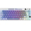 Teclado para Mac y Windows Royal Kludge RKM65 ISO-ES RGB Hot-Swappable Switch Beige Wireless Ocean Blue