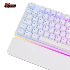 Teclado para Mac y Windows Royal Kludge RK918 ISO-ES RGB Switch Brown Blanco