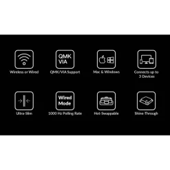 Teclado para Mac y Windows Keychron K7 Pro ISO-ES RGB Hot-Swappable Switch Low Profile Mechanical Red Wireless