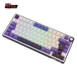 Teclado para Mac y Windows Royal Kludge RKR75 ISO-ES Hot-Swappable Switch Silver Speed Blackberry