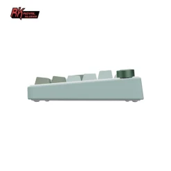 Teclado para Mac y Windows Royal Kludge RKR75 ISO-ES Hot-Swappable Switch Silver Speed Skycyan