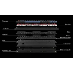Teclado para Mac y Windows Keychron Q7 ISO-ES RGB Hot-Swappable Switch Gateron G Pro Red