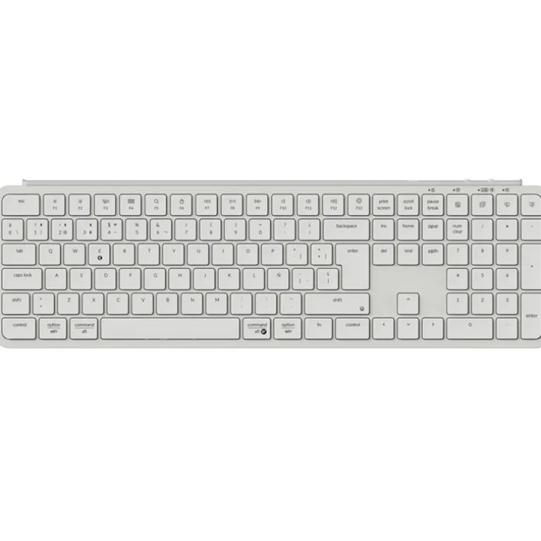 Teclado para Mac y Windows Keychron B6 Pro ISO-ES Ivory White