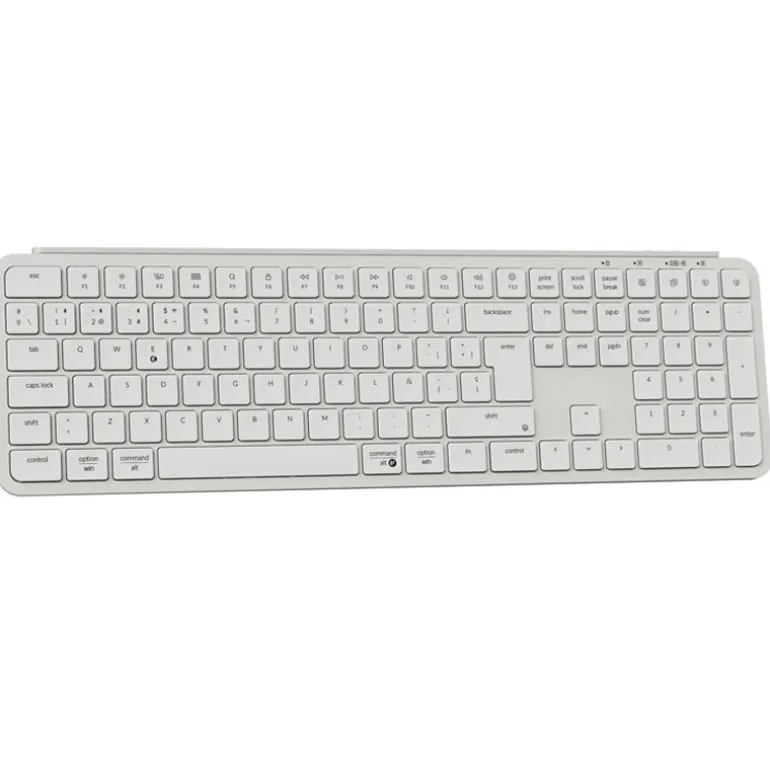 Teclado para Mac y Windows Keychron B6 Pro ISO-ES Ivory White
