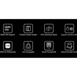 Teclado para Mac y Windows Keychron Q3 Knob ISO-ES RGB Switch Gateron Pro Brown