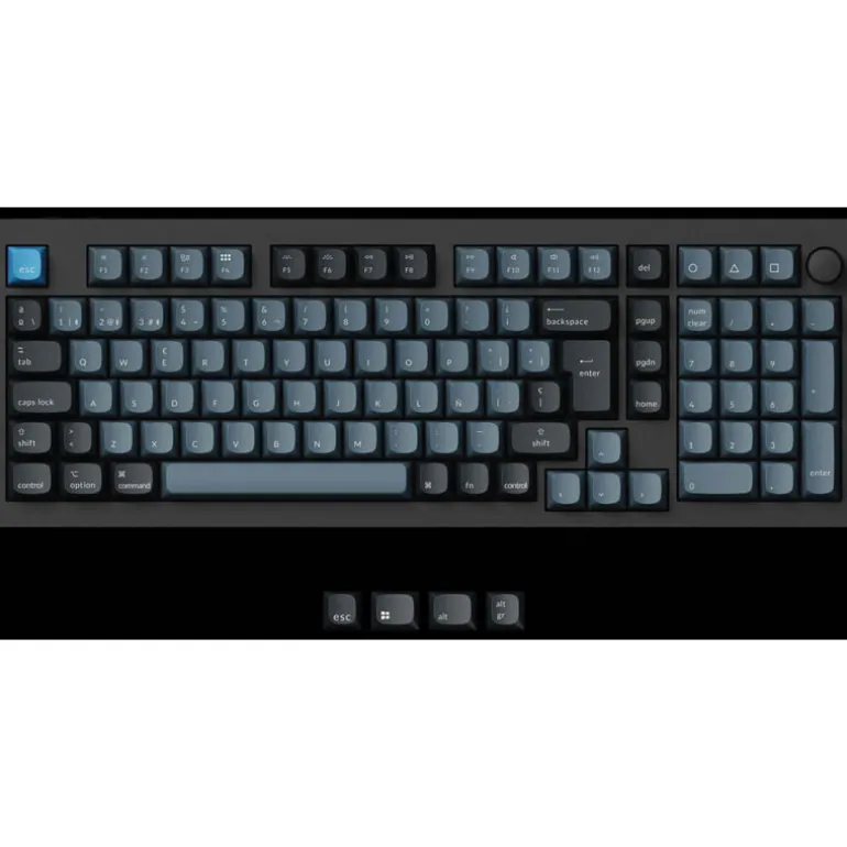 Teclado para Mac y Windows Keychron Q5 Pro ISO-ES RGB Hot-Swappable Switch K Pro Mechanical Red Wireless